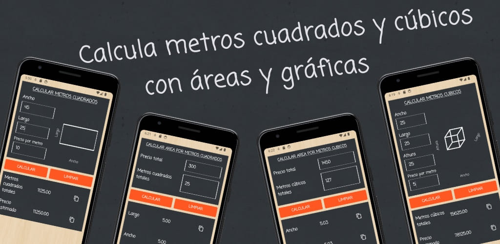 Calculador de metros cuadrados